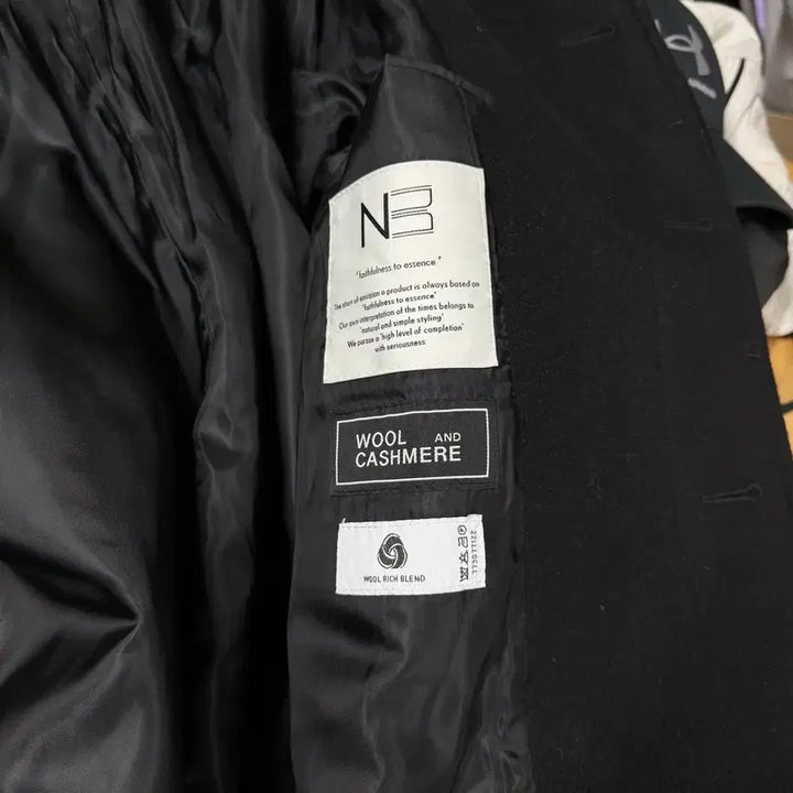 [SOLD OUT] [XL] Non Blank 넌블랭크 울 캐시미어 혼방 핸드메이드 코트