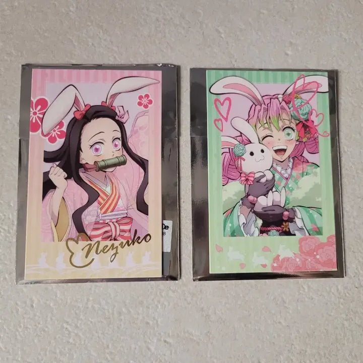 [BUNJANG] Mitsuri &amp; Nezuko Rare Rabbit Year Polaroid Photocard Bundle Set / 미츠리,네즈코(레어) 토끼해 폴라로이드 포토카드 일괄