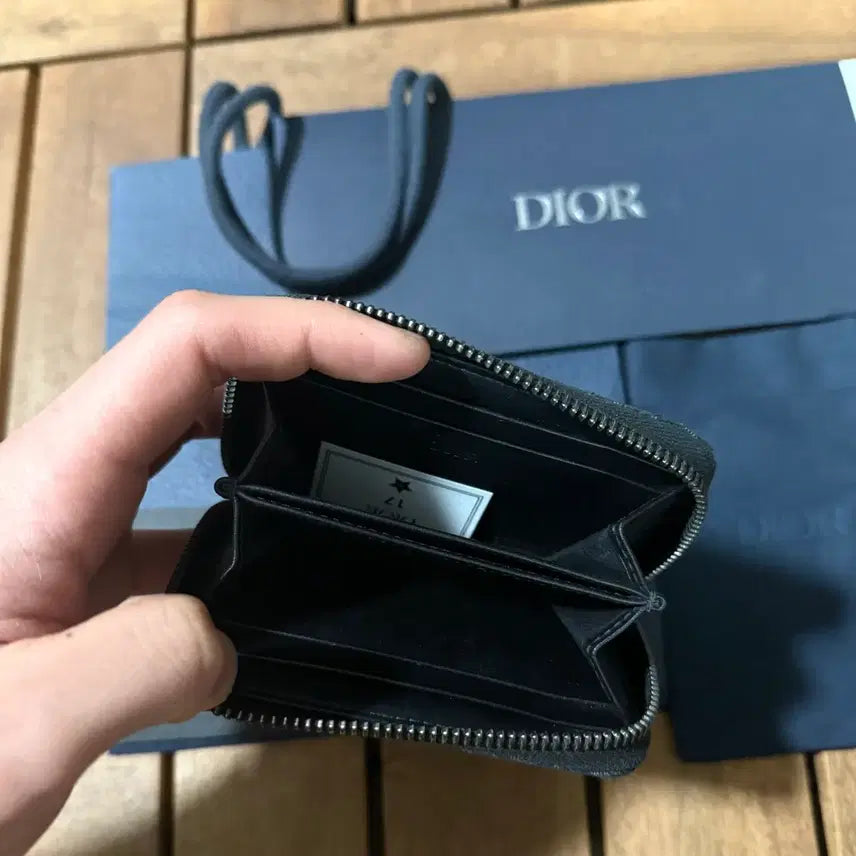 [SOLD OUT] 디올 오블리크 자카드 코인 카드지갑