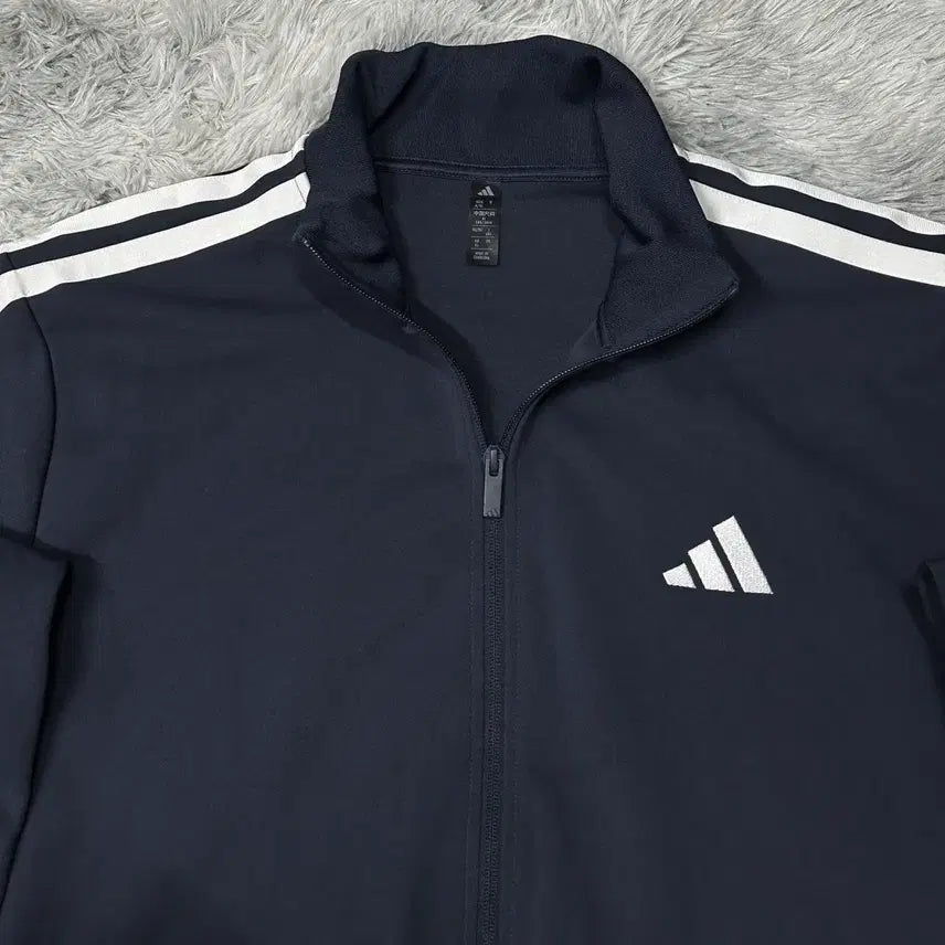 [BUNJANG] Adidas New Three Stripe Track Top Navy XL / 아디다스 신형 삼선 트랙탑 네이비 XL