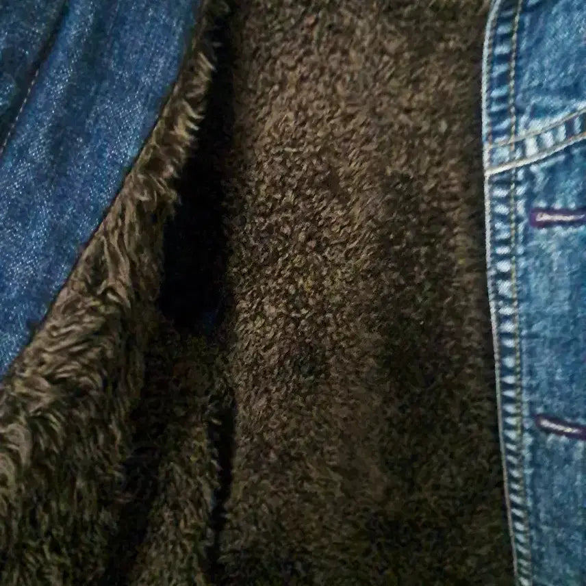 [BUNJANG] Public Space One Sherpa Denim Jacket / 퍼블릭스페이스원 쉐르파 청자켓