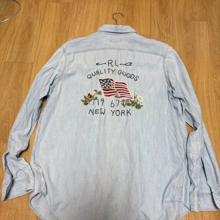 [BUNJANG] Polo Ralph Lauren Chambray Work Shirt / 폴로랄프로렌 샴브레이 워크셔츠