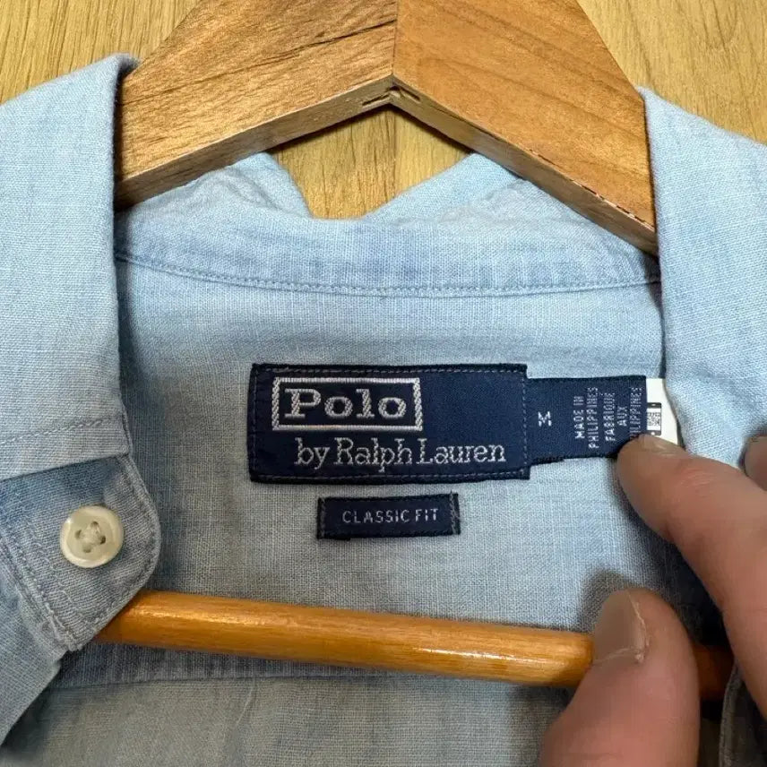 [BUNJANG] Polo Ralph Lauren Chambray Work Shirt / 폴로랄프로렌 샴브레이 워크셔츠