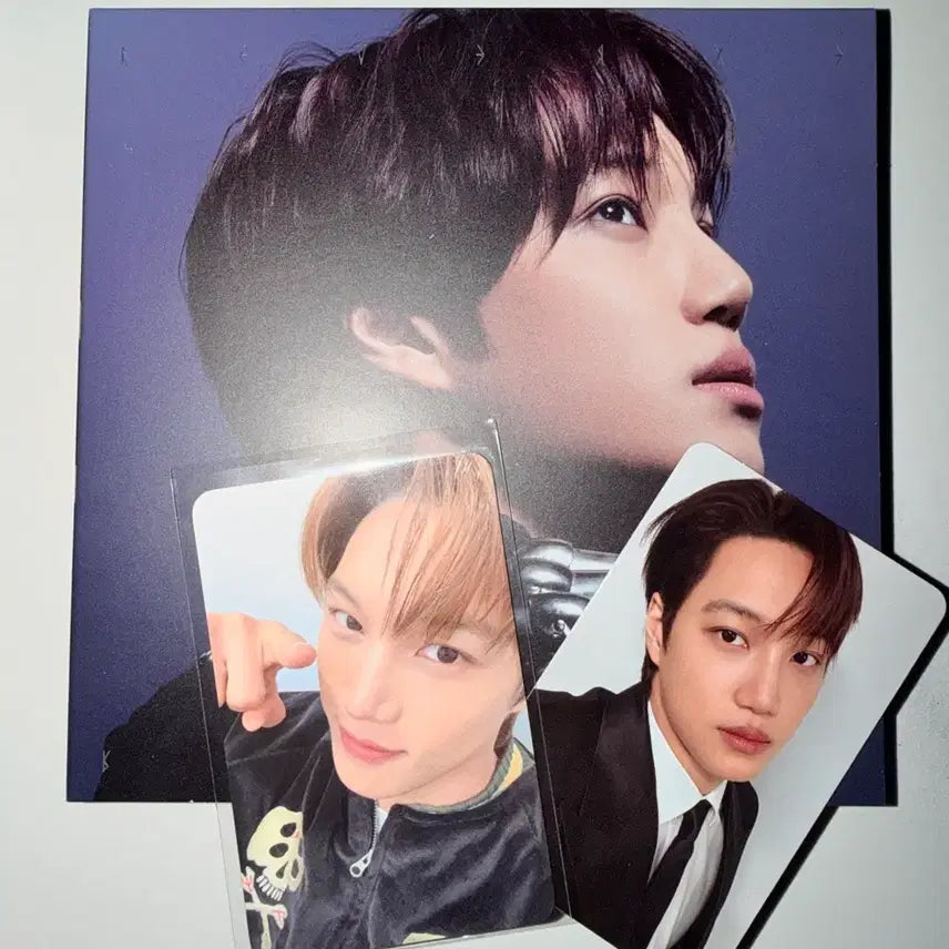 [BUNJANG] EXO 8th Album Compact Version Kai &amp; Chanyeol POB Photocard Set / 엑소8집 compact vcr. 자켓+포카+미공포 카이,찬열 등