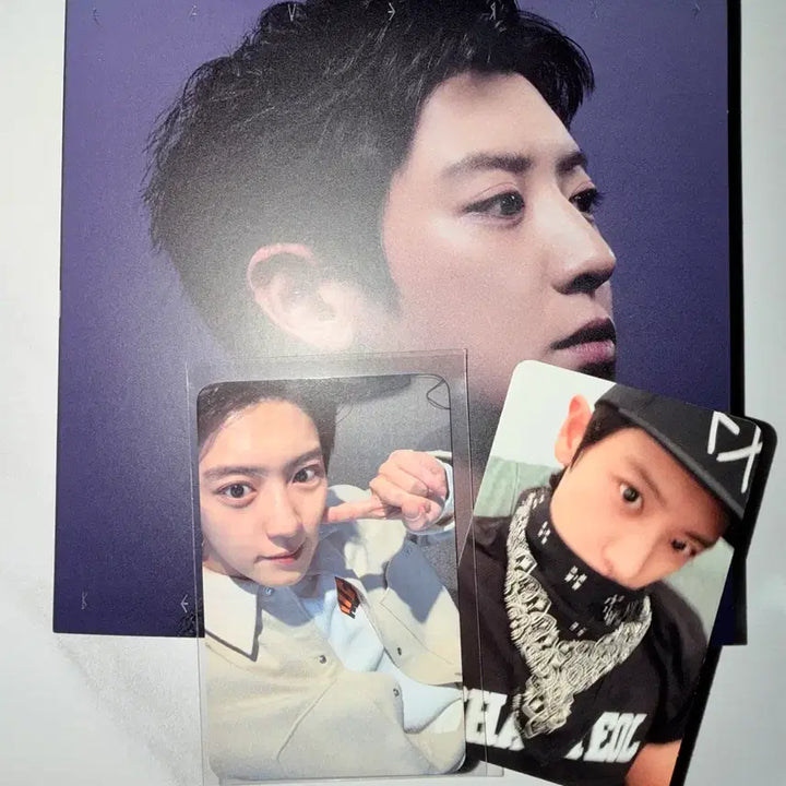 [BUNJANG] EXO 8th Album Compact Version Kai &amp; Chanyeol POB Photocard Set / 엑소8집 compact vcr. 자켓+포카+미공포 카이,찬열 등