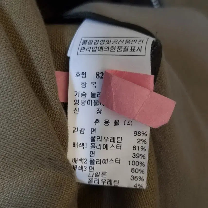 [SOLD OUT] 한섬 시스템 카키색 하이넥 스타일 자켓 코트