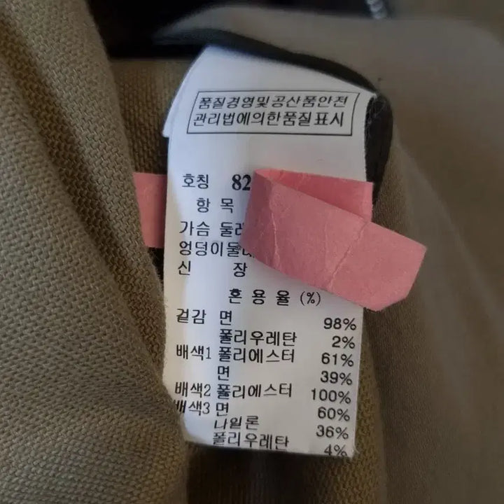 [SOLD OUT] 한섬 시스템 카키색 하이넥 스타일 자켓 코트