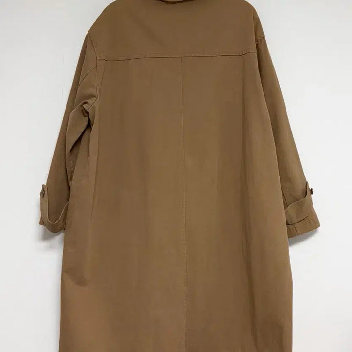 [BUNJANG] Brown Oversized Double Long Coat / ((할인))브라운 루즈핏 더블 롱코트 오버핏 코트