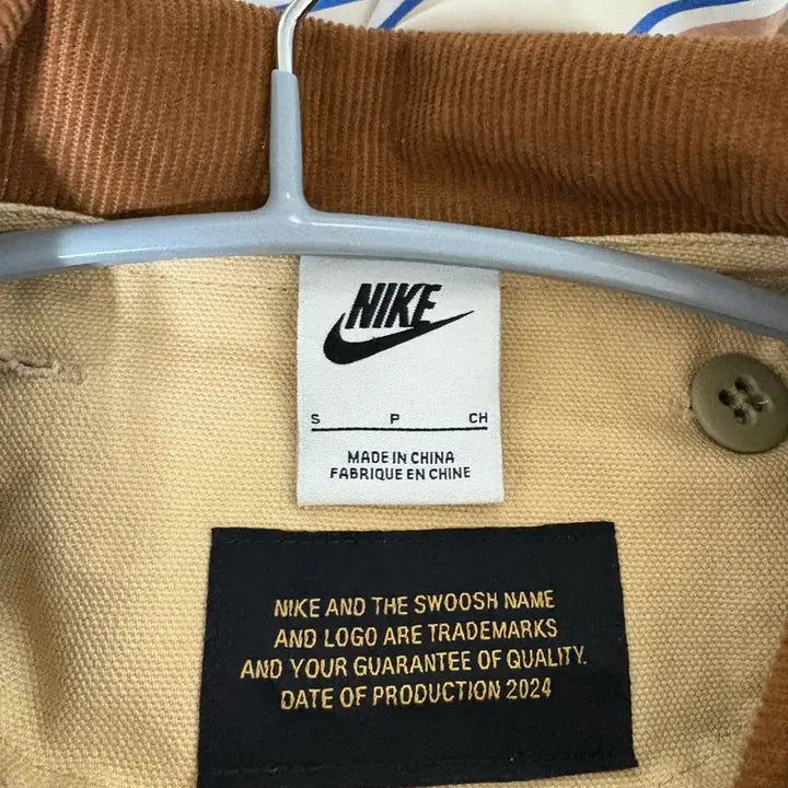 [BUNJANG] Nike Life Flannel Lined Half Coat Sesame S / 나이키 라이프 플란넬 라인드 반 코트 세서미 S