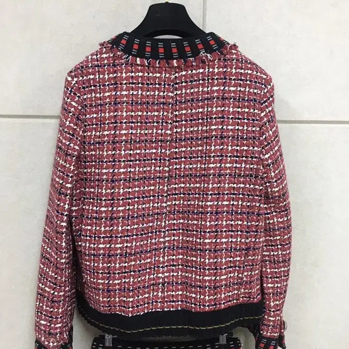 [BUNJANG] VOV Tweed Jacket and Skirt Set / (55)VOV 트위드 자켓 +스커트 셋업