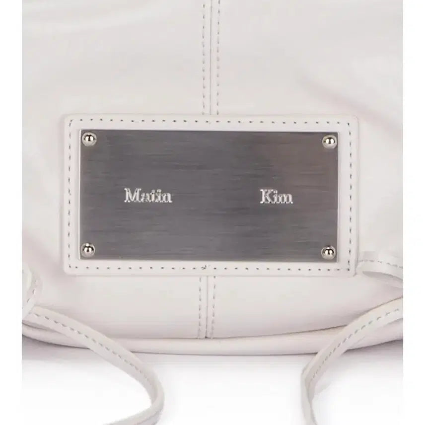 [SOLD OUT] Matin Kim 마뗑킴 리본 셔링 호보백 화이트