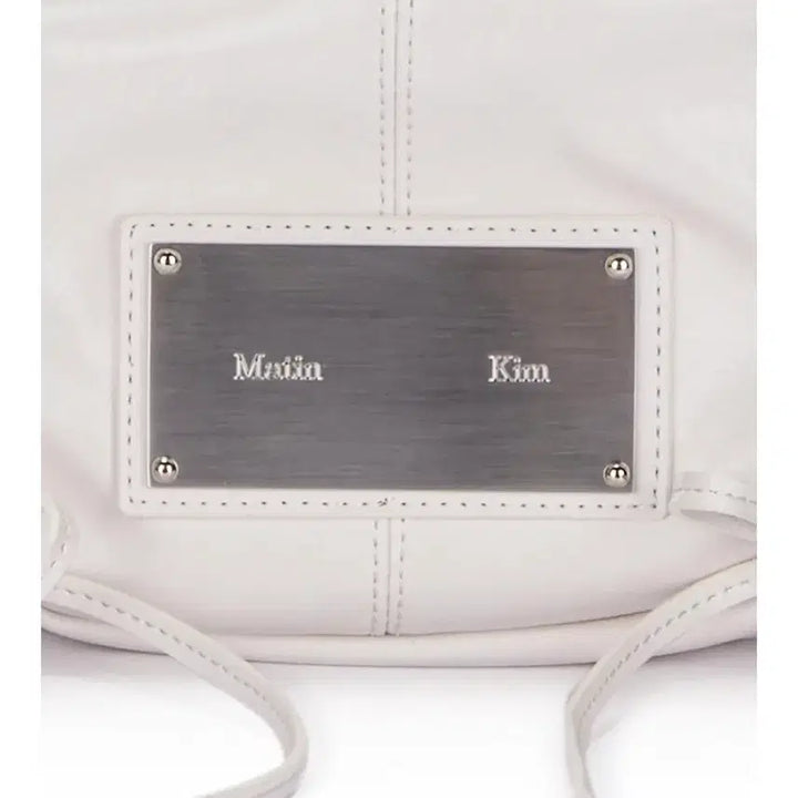 [SOLD OUT] Matin Kim 마뗑킴 리본 셔링 호보백 화이트