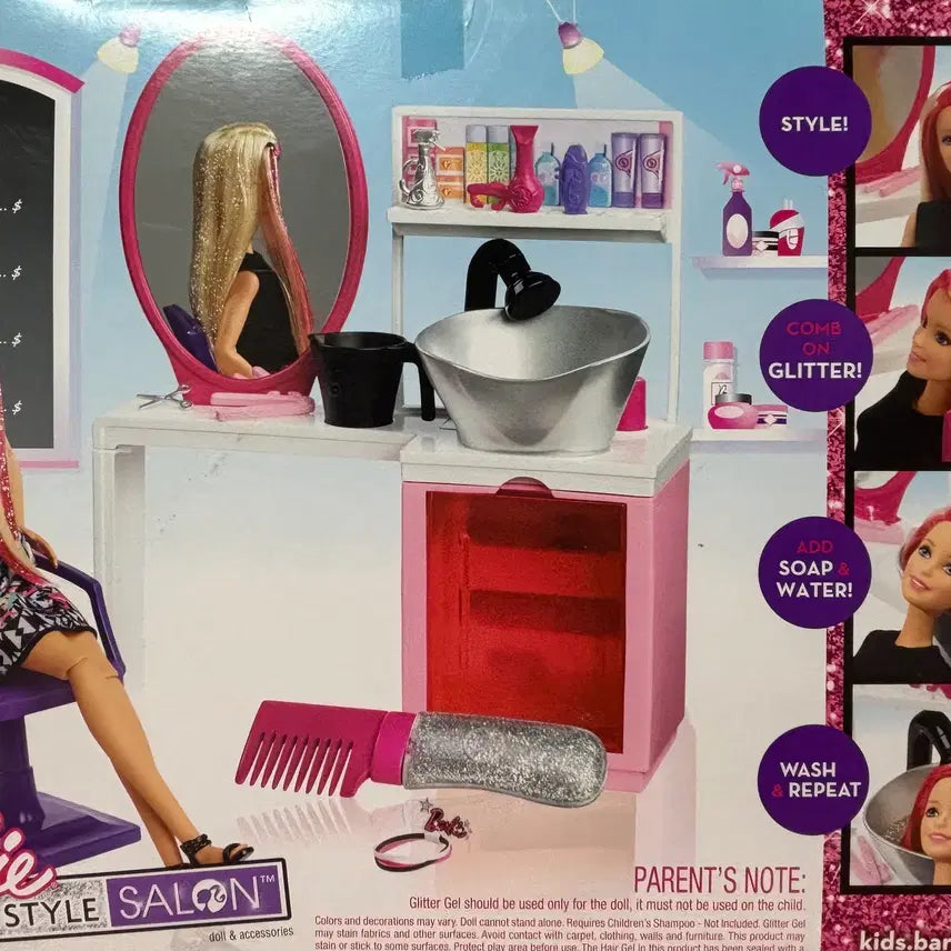 [BUNJANG] Barbie Hair Salon Doll / 헤어 살롱 바비 인형