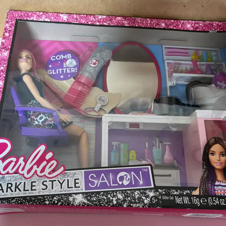 [BUNJANG] Barbie Hair Salon Doll / 헤어 살롱 바비 인형