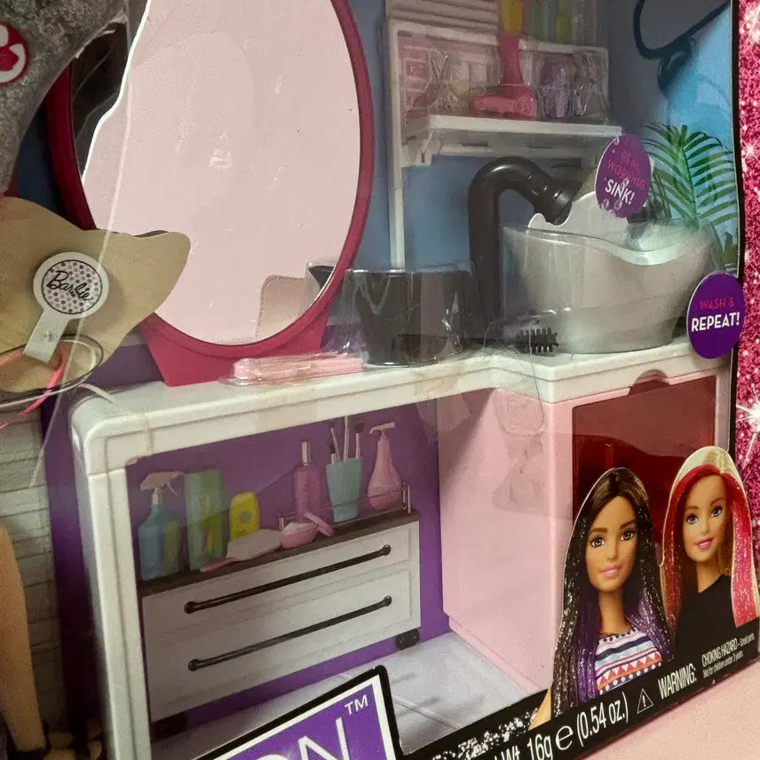 [BUNJANG] Barbie Hair Salon Doll / 헤어 살롱 바비 인형