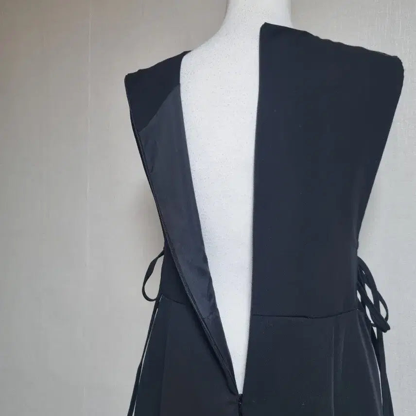 [BUNJANG] Black Sleeveless Long Dress / L256 블랙 민소매 롱 원피스