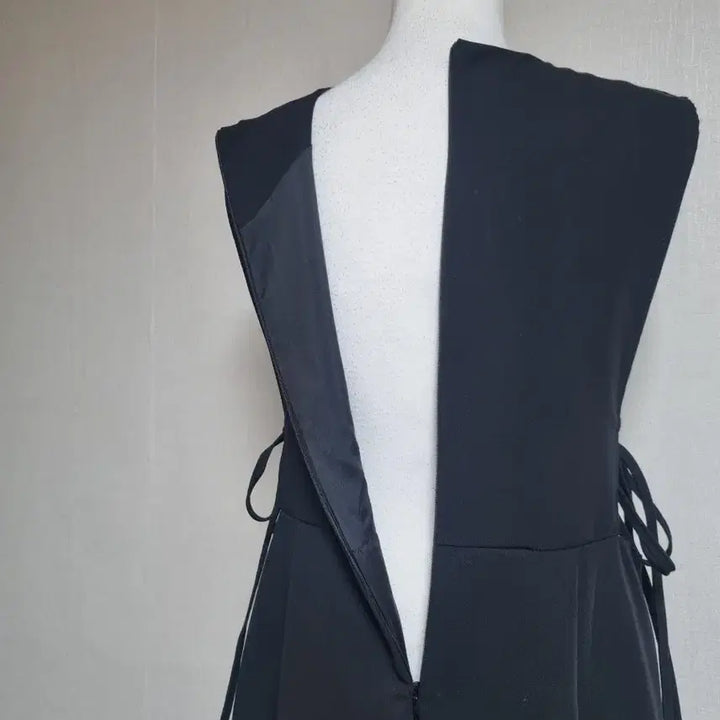 [BUNJANG] Black Sleeveless Long Dress / L256 블랙 민소매 롱 원피스