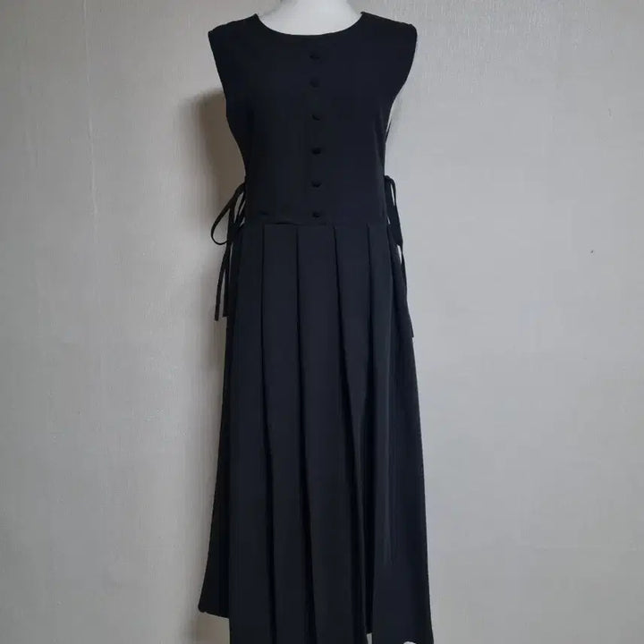 [BUNJANG] Black Sleeveless Long Dress / L256 블랙 민소매 롱 원피스