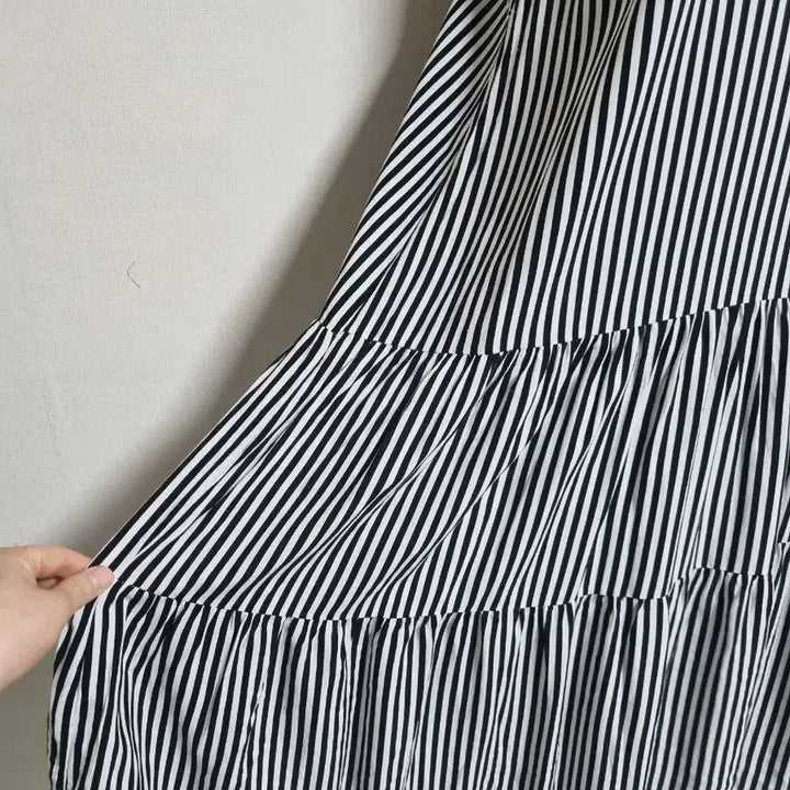 [BUNJANG] Striped Long Dress / L245 스트라이프 롱 원피스