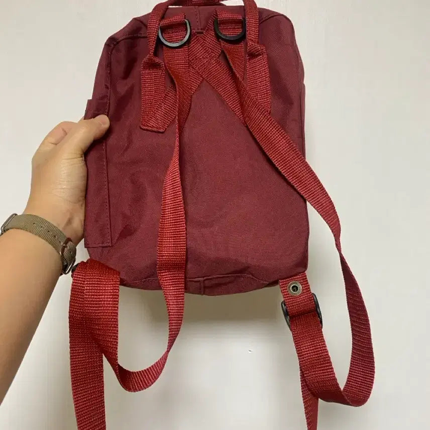 [BUNJANG] FJALL RAVEN Kanken Mini Backpack Burgundy / [FJALL RAVEN] 피엘라벤 칸켄 미니 백팩 버건디