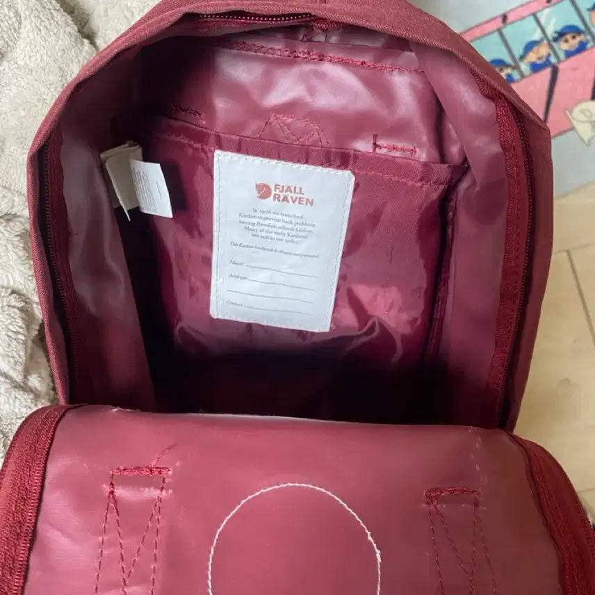 [BUNJANG] FJALL RAVEN Kanken Mini Backpack Burgundy / [FJALL RAVEN] 피엘라벤 칸켄 미니 백팩 버건디