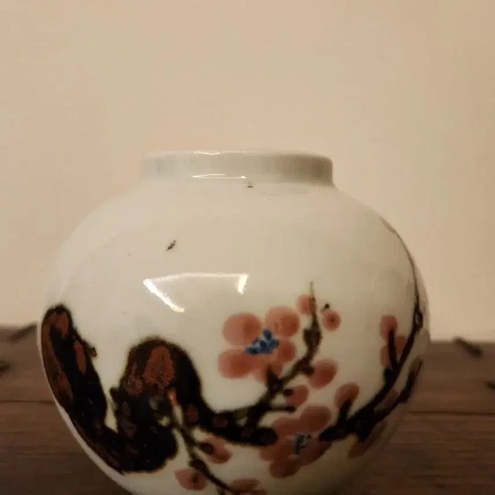 [BUNJANG] Hyun-am Ceramic Red Painted Plum Blossom Small Tea Pot / 현암작 진사철화 매화문 소호,차호