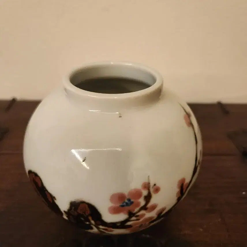 [BUNJANG] Hyun-am Ceramic Red Painted Plum Blossom Small Tea Pot / 현암작 진사철화 매화문 소호,차호
