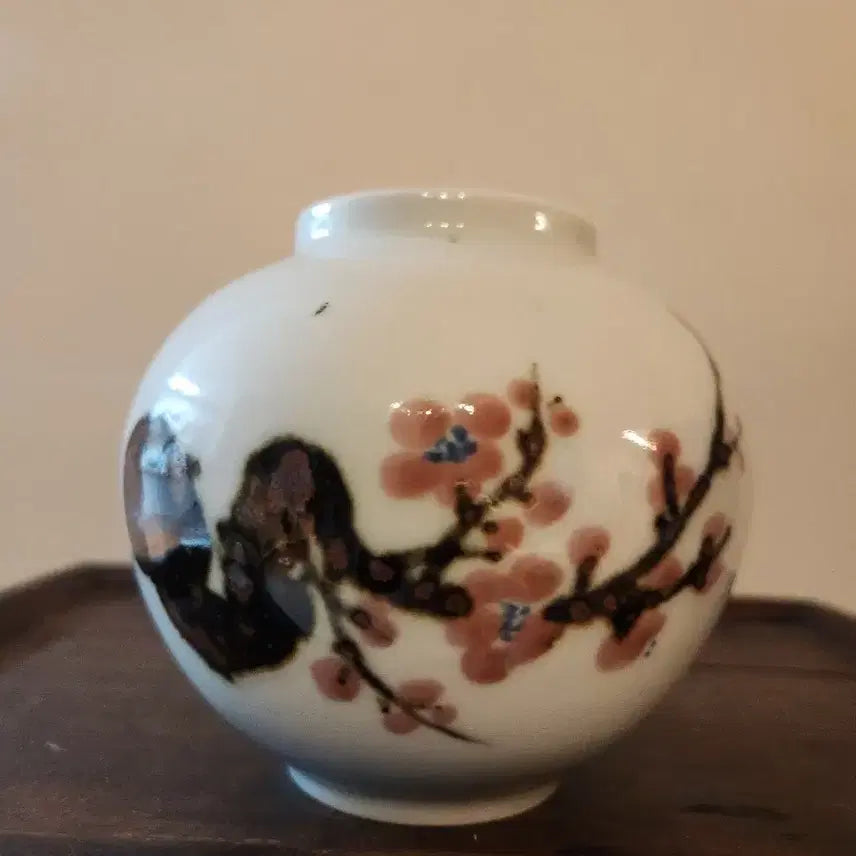[BUNJANG] Hyun-am Ceramic Red Painted Plum Blossom Small Tea Pot / 현암작 진사철화 매화문 소호,차호