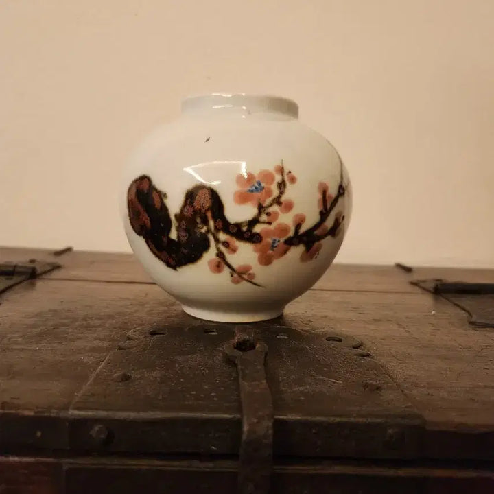 [BUNJANG] Hyun-am Ceramic Red Painted Plum Blossom Small Tea Pot / 현암작 진사철화 매화문 소호,차호