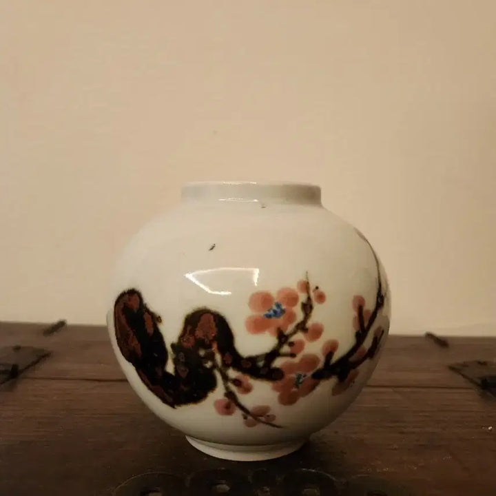 [BUNJANG] Hyun-am Ceramic Red Painted Plum Blossom Small Tea Pot / 현암작 진사철화 매화문 소호,차호