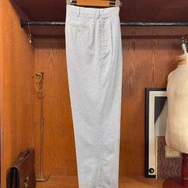 [BUNJANG] Ralph Lauren Seersucker Pants / 랄프로렌 시어써커 팬츠 34