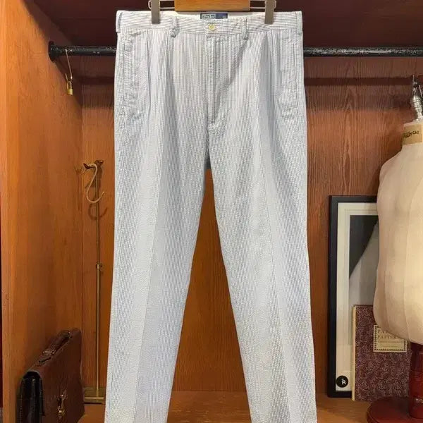 [BUNJANG] Ralph Lauren Seersucker Pants / 랄프로렌 시어써커 팬츠 34