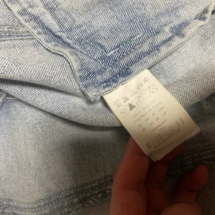 [BUNJANG] Solid Homme Hooded Denim Jacket / 솔리드옴므 후드데님점퍼 48(상태최상)