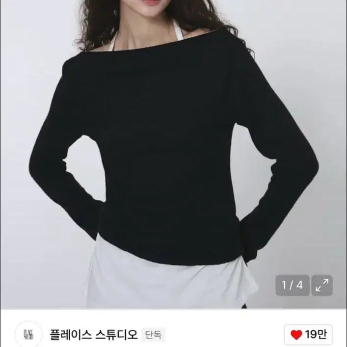 [BUNJANG] 플레이스 스튜디오 홀더넥 티셔츠 / 플레이스 스튜디오 홀더넥 티셔츠
