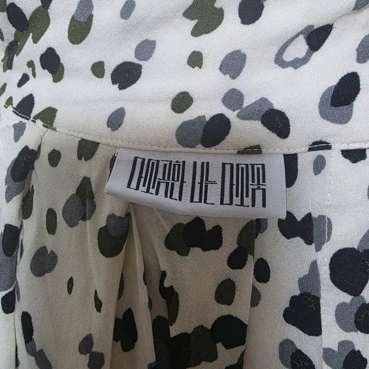 [BUNJANG] Unbranded Dotted Wrap Hanbok Skirt (55-66) / 생활한복땡땡이 랩 허리치마(55~66)