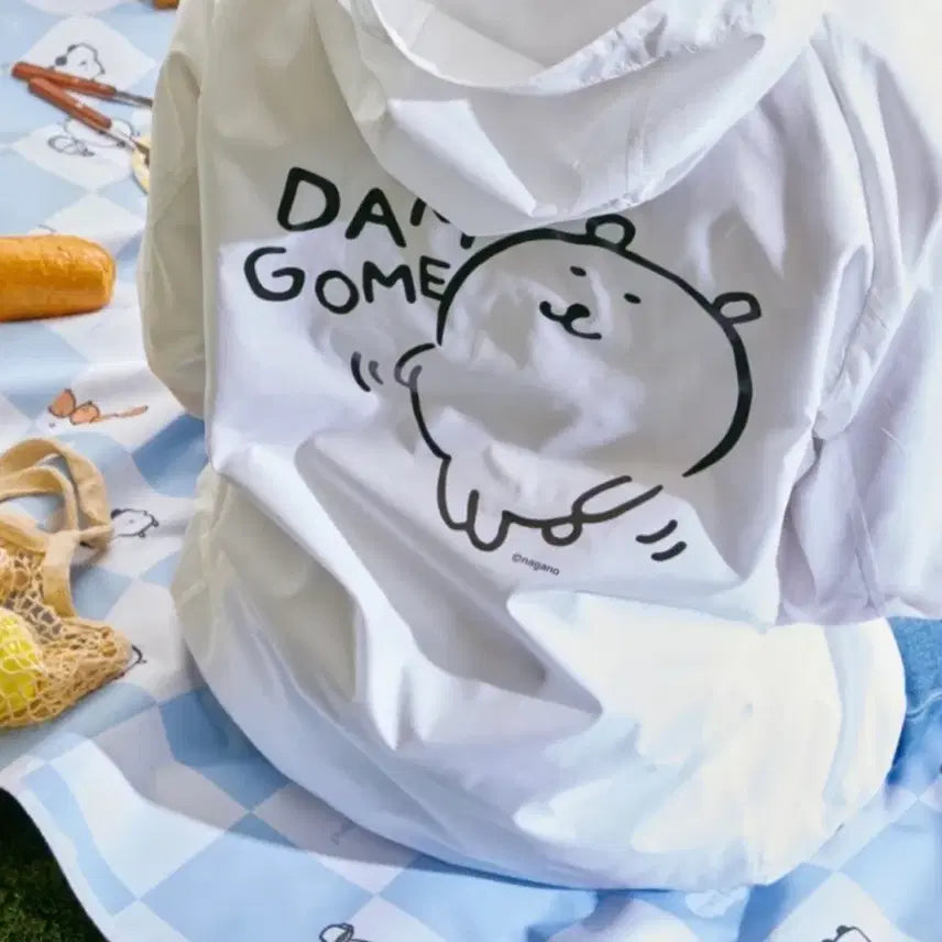 [BUNJANG] Spao Ddamgomi Windbreaker and Eco Bag Bundle Set / 스파오 담곰이 바람막이 에코백 세트 일괄판매합니다