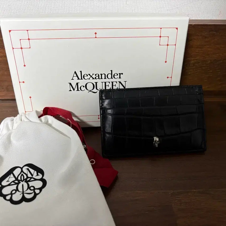 [BUNJANG] Alexander McQueen Skull Card Holder Wallet / 알렉산더 맥퀸 스컬 카드홀더 지갑