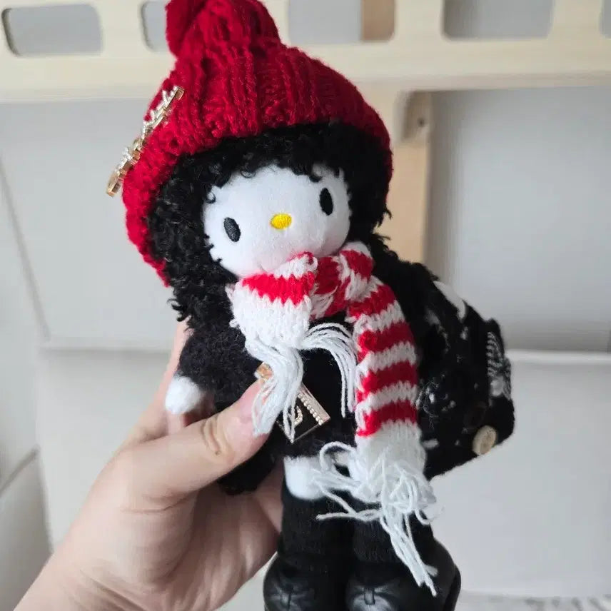[BUNJANG] Hello Kitty Long Legs Kitty Plush Keyring / 헬로키티 커스텀 롱다리키티