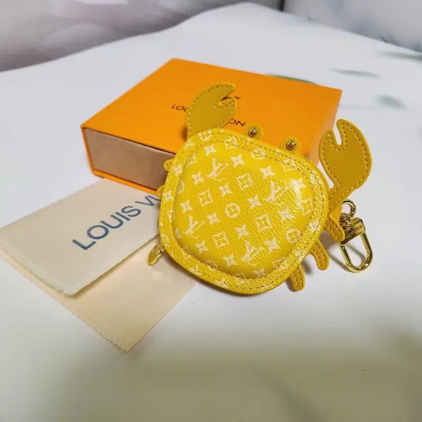 [BUNJANG] Crab Keychain Yellow / 크랩 키링 옐로우