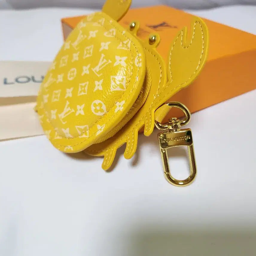 [BUNJANG] Crab Keychain Yellow / 크랩 키링 옐로우