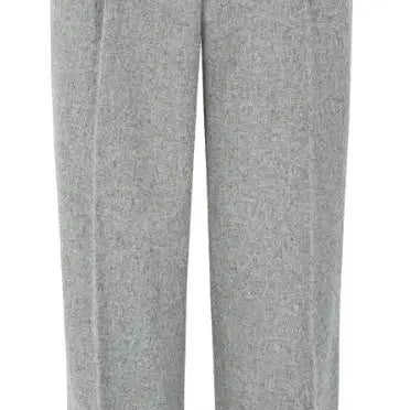 [BUNJANG] Mannergram Flannel Two Pleat Pants Gray / 매너그램 플란넬 투플리츠 팬츠 그레이 34사이즈