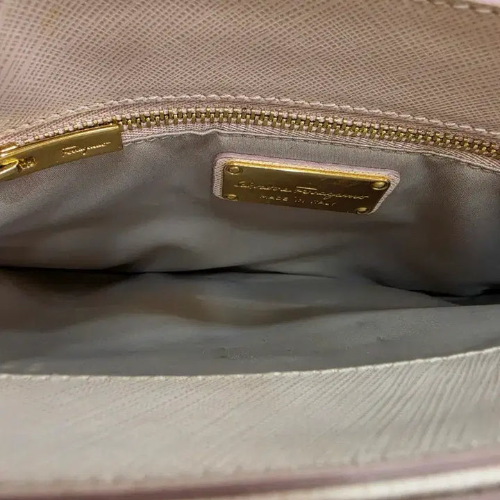 [BUNJANG] Ferragamo Vera Ribbon Shoulder Bag / (정품)페라가모 베라 리본 핑크 베이지 숄더백