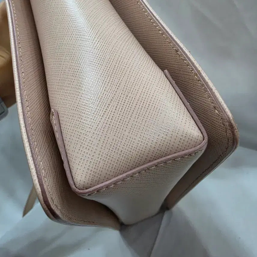 [BUNJANG] Ferragamo Vera Ribbon Shoulder Bag / (정품)페라가모 베라 리본 핑크 베이지 숄더백