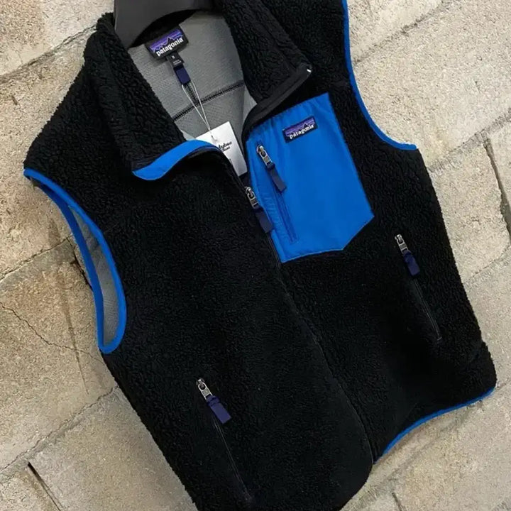 [BUNJANG] Patagonia Retro-X Fleece Vest / [M] 파타고니아 레트로 파일 베스트 블랙/블루