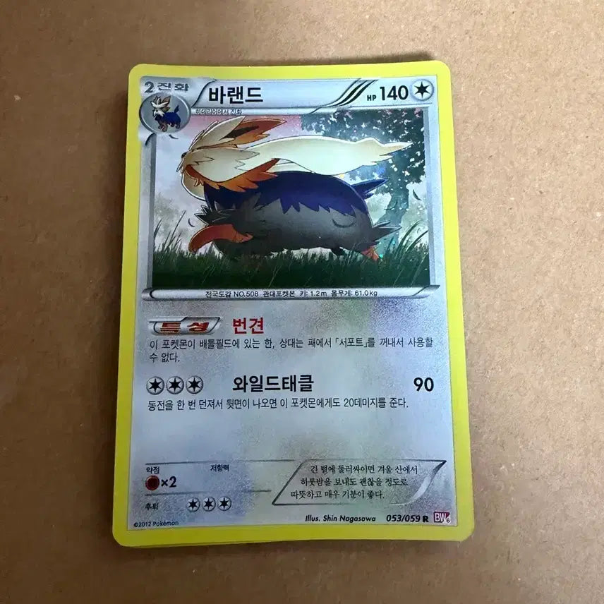 [BUNJANG] Pokemon Barland Ancient Card / 포켓몬카드 바랜드 고대카드