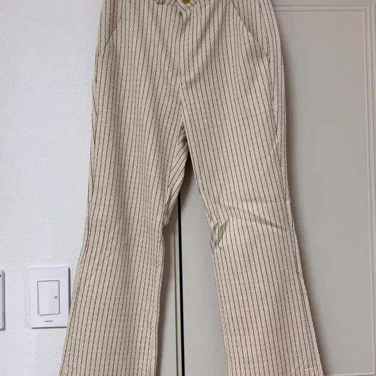 [BUNJANG] SINEINN Stripe Bootcut Pants S / 시눈 스트라이프 부츠컷 팬츠 S