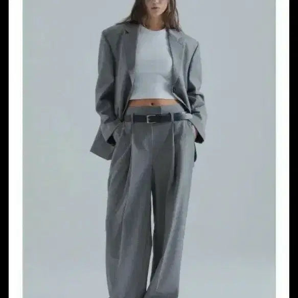 [BUNJANG] Frantic Service Wide Fit Slacks / 프랜틱서비스 슬랙스