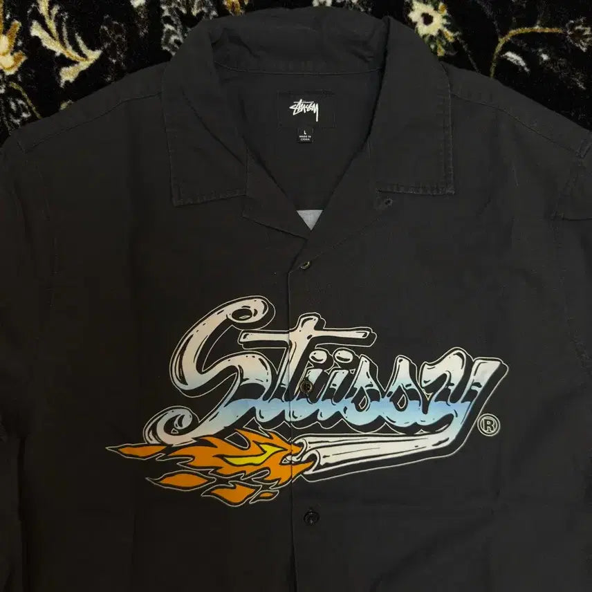 [BUNJANG] Stussy Short Sleeve Shirt / [L] 스투시 반팔 셔츠