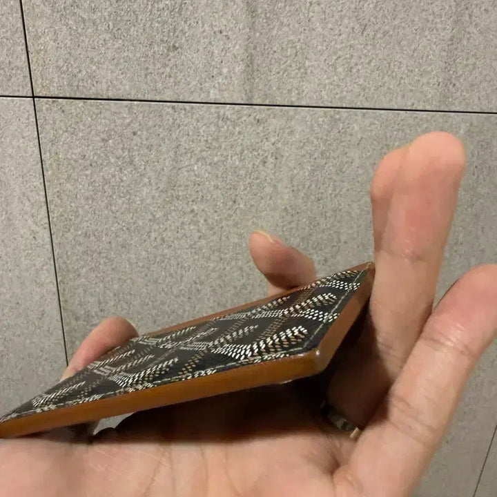 [BUNJANG] Goyard Saint Sulpice Black Tan Cardholder / {A+/OS} 고야드 생쉴피스 블랙탄 단품