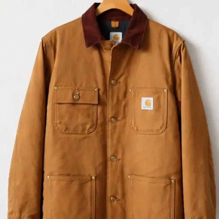 [BUNJANG] Carhartt C02 Sandstone Duck Chore Coat - Brown - S / 칼하트] C02 샌드스톤 덕 초어코트 / 브라운 / S